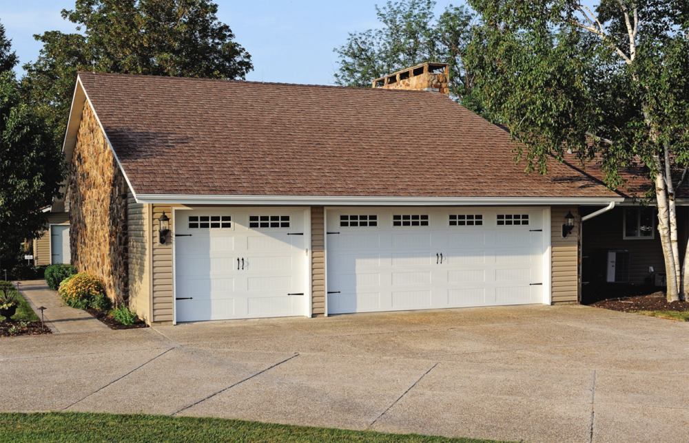 carriage stamped garage doors for residential homes